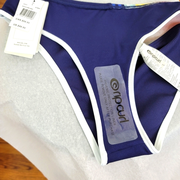 SAYULITA STRIPE LONGLINE TRI BIKINI TOP - Picture 7 of 14